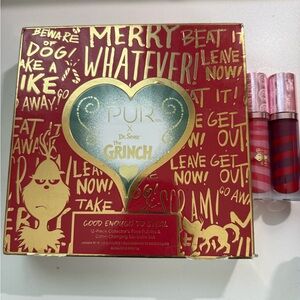 PUR Dr. Seuss The Grinch Red and Gold Makeup Collection